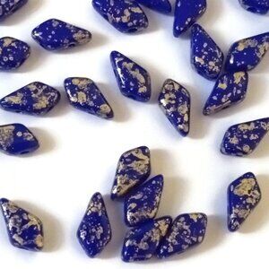 Czech Kite Beads 9 x 5 mm 2-Hole -3 Colors to Choose From
